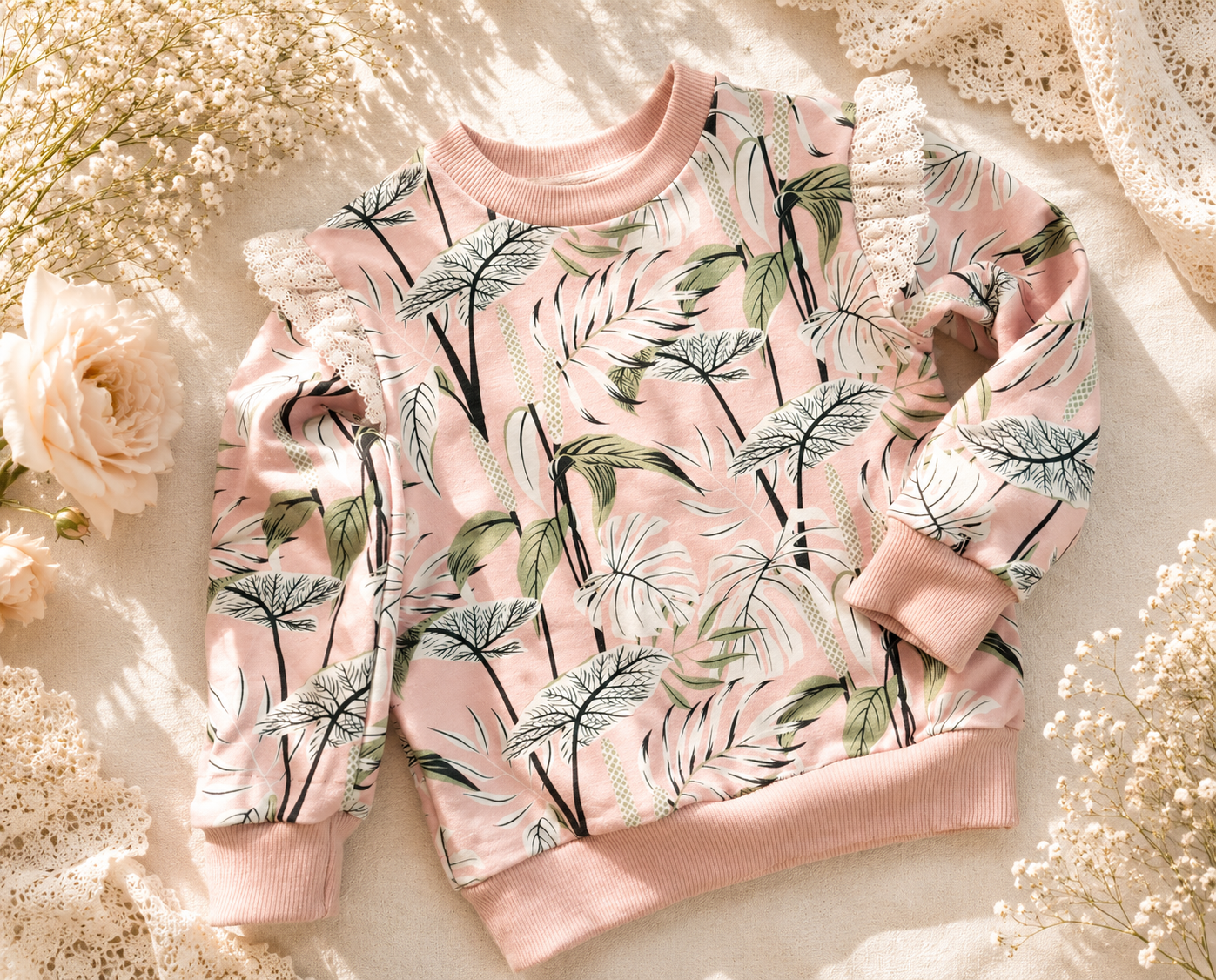 Bluza Dziewczęca Tropical Blush