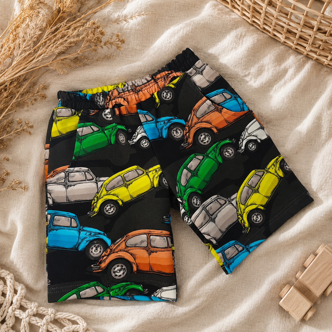 Spodenki Chłopięce Retro Cars
