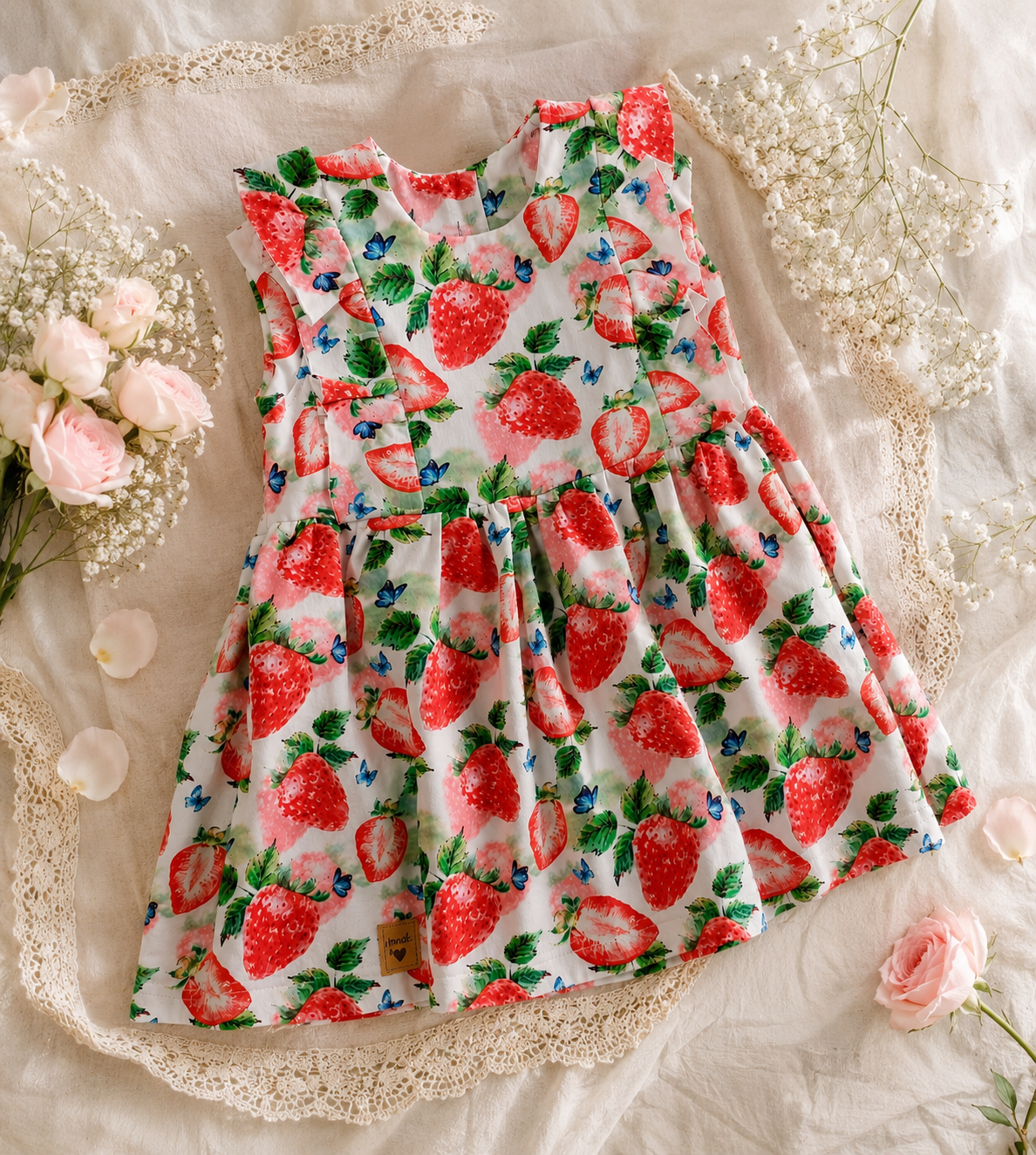 Sukienka dziecięca „Sweet Strawberry” | Little Atelier