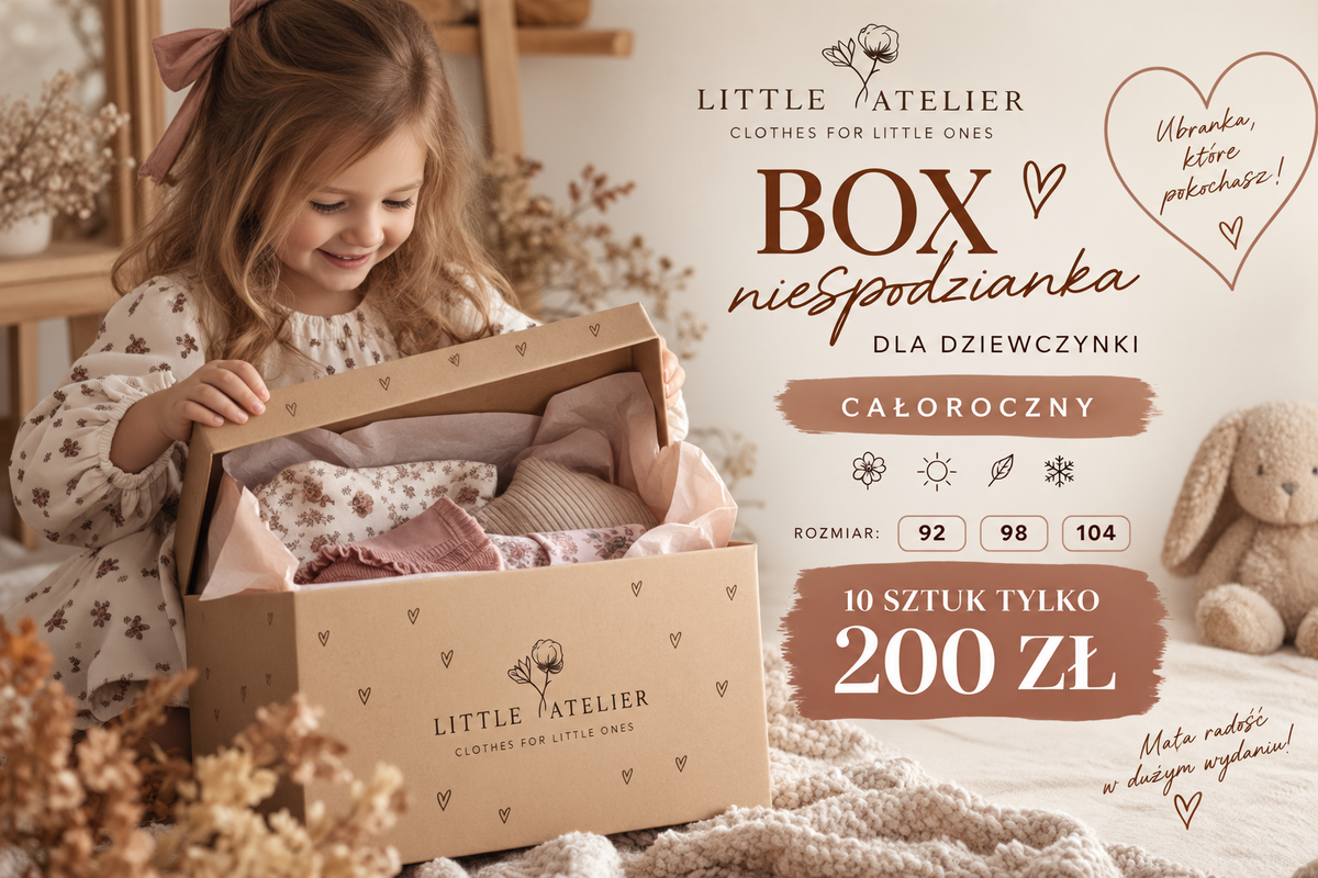 Box Niespodzianka dla Dziewczynki Little Atelier Premium