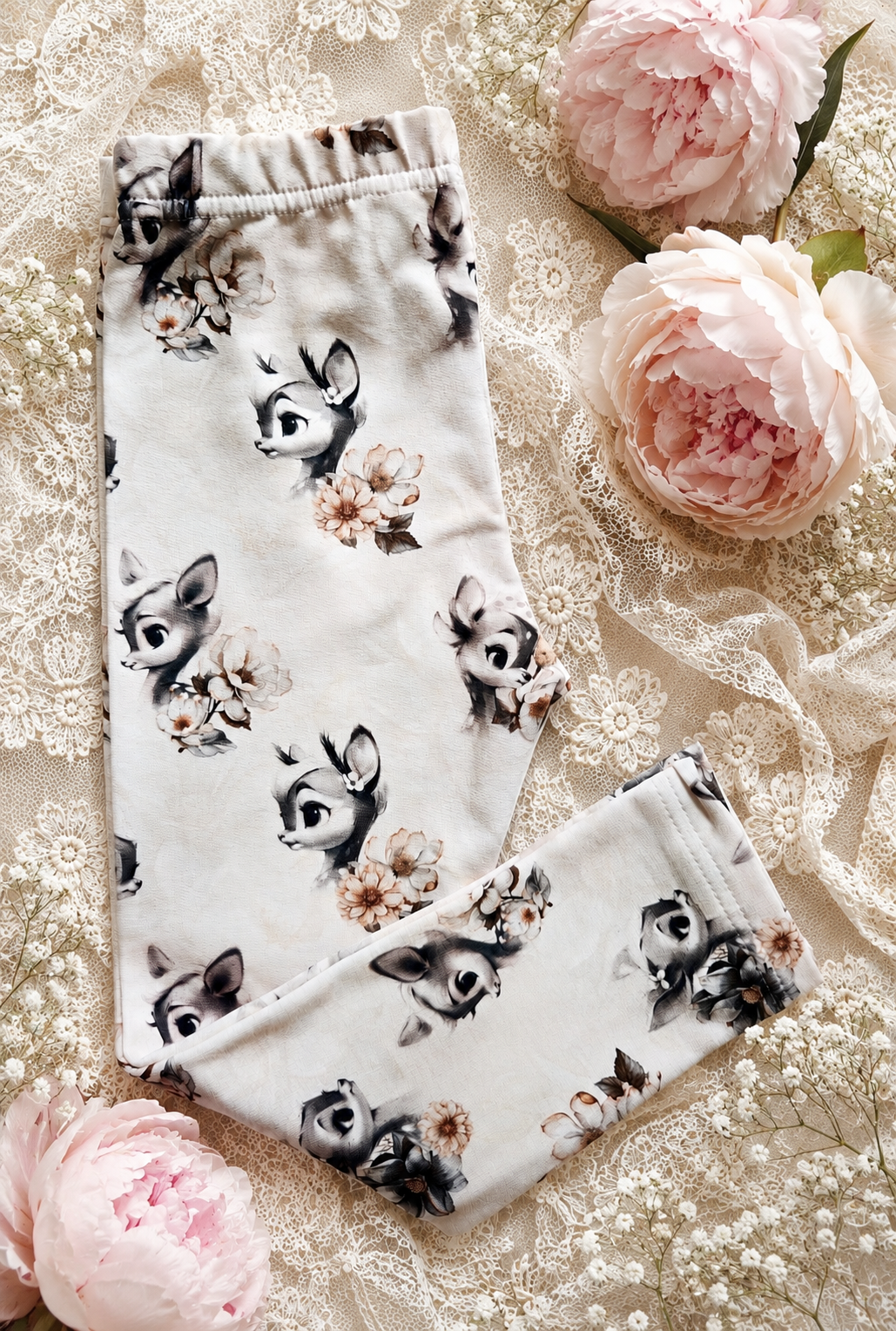 Legginsy dziecięce Premium – Sarenki Vintage