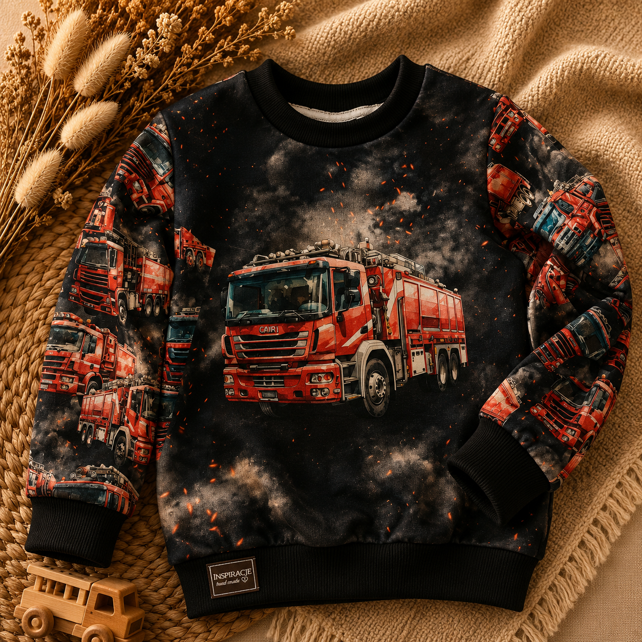 Bluza dziecięca Straż Pożarna – odzież dziecięca premium Little Atelier
