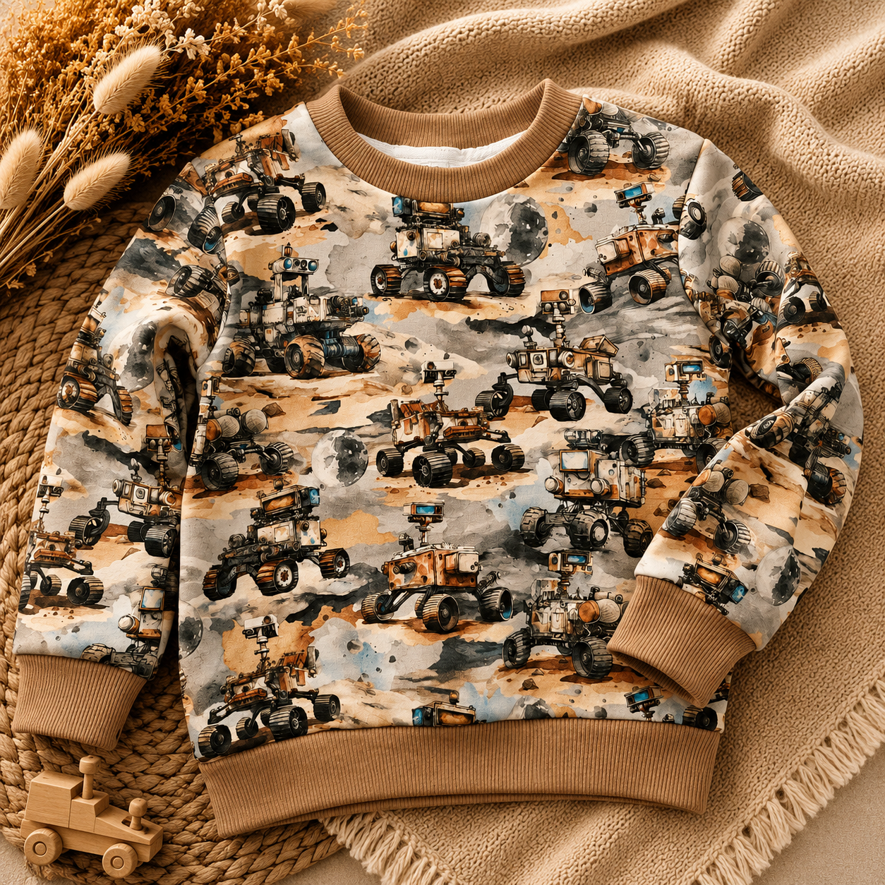 Bluza dziecięca Łaziki Kosmiczne – odzież dziecięca premium Little Atelier