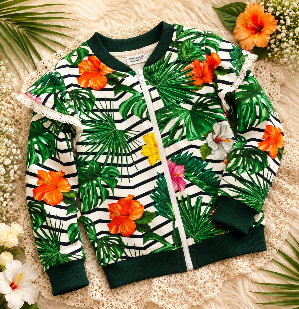 Bluza bomberka dziecięca Tropical Paradise