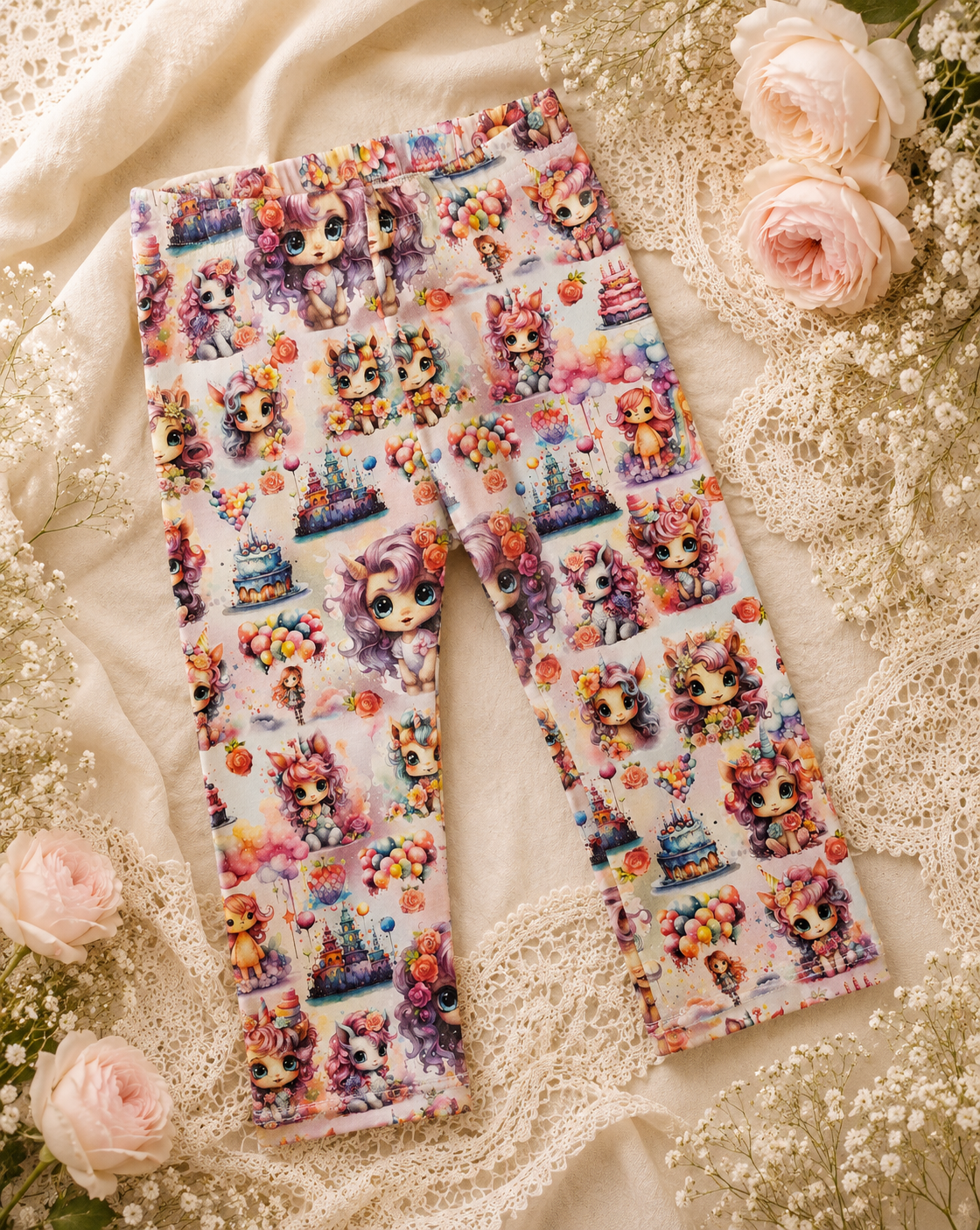Legginsy Dziewczęce Magiczny Jednorożec