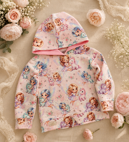 Dres dziecięcy „Magiczne Wróżki” – komplet premium z kapturem | Little Atelier