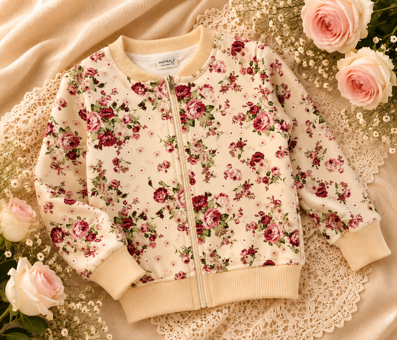 Bomberka Dziecięca Vintage Roses