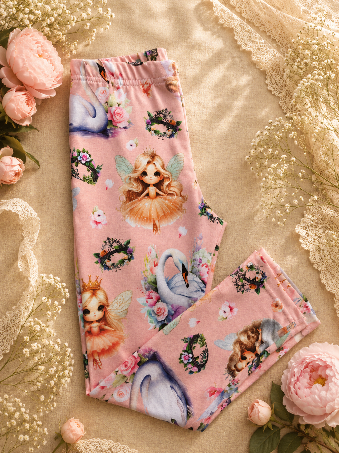Legginsy dziecięce „Leśna Wróżka” – odzież dziecięca premium ZZ