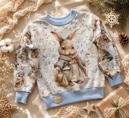 Bluza dziecięca „Zimowy Króliczek” – odzież dziecięca premium