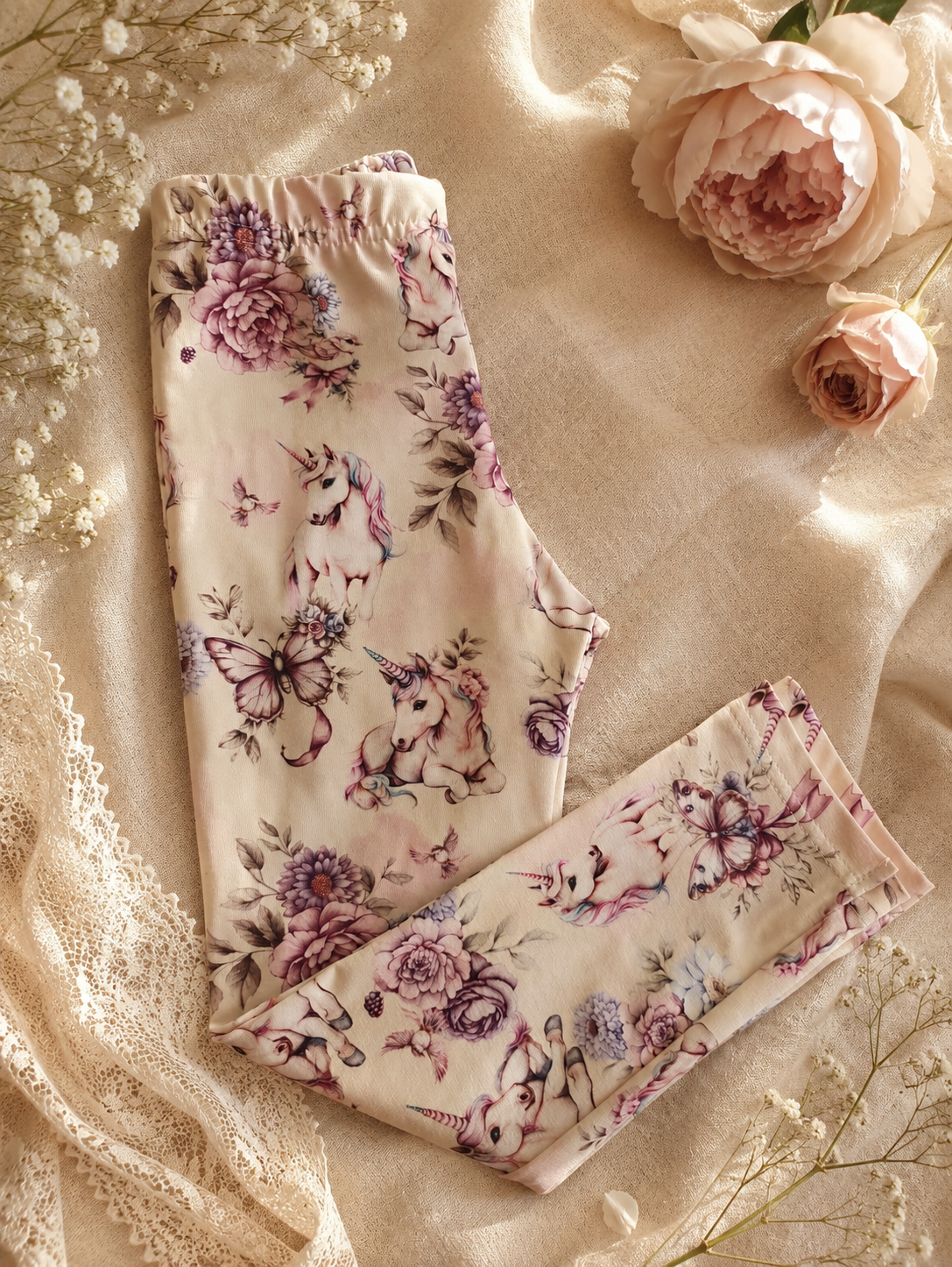 Komplet dziecięcy „Magiczne Jednorożce” – tunika i legginsy | odzież dziecięca premium
