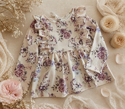 Komplet dziecięcy „Magiczne Jednorożce” – tunika i legginsy | odzież dziecięca premium