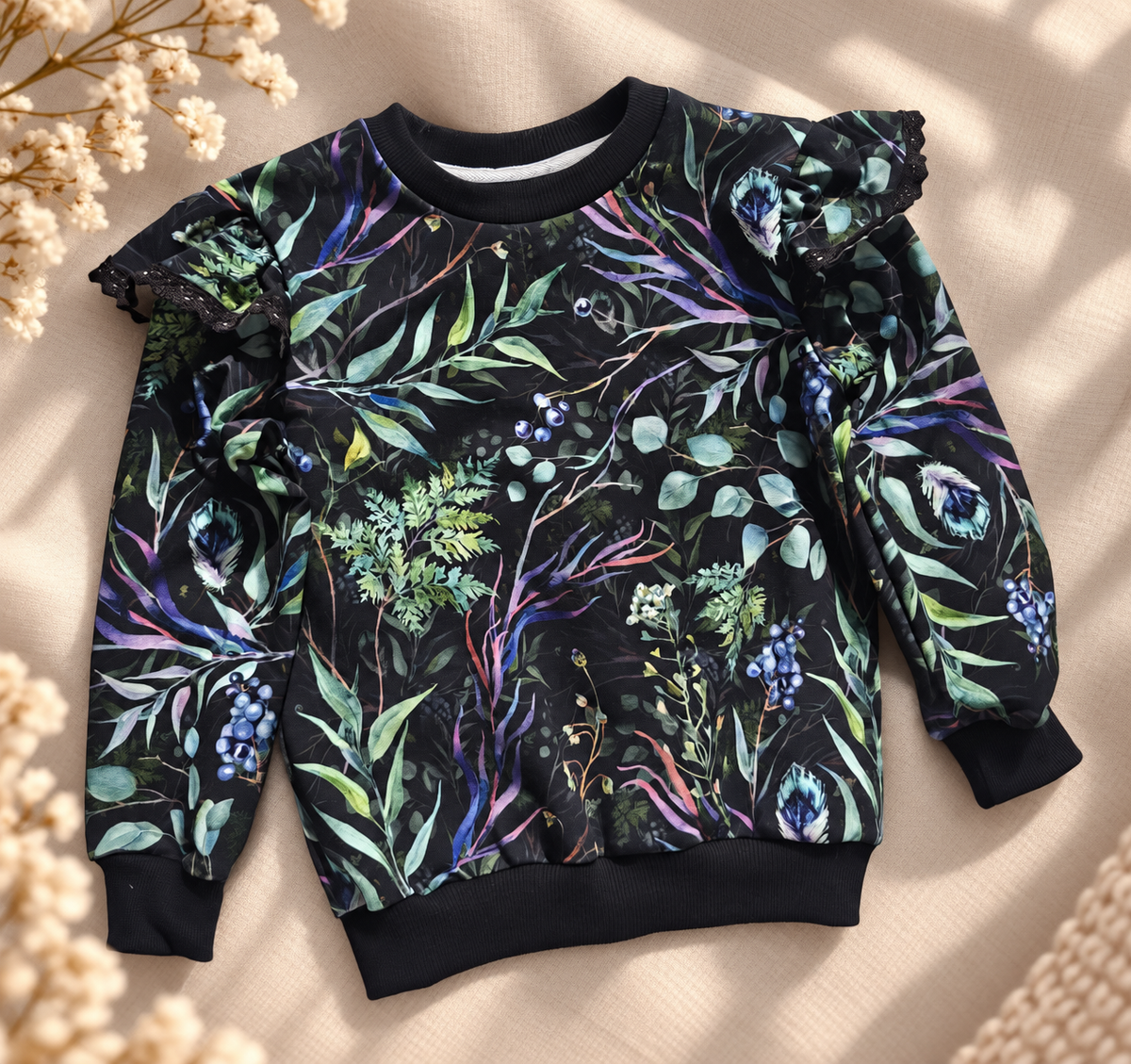 Bluza dziewczęca „Leśny Ogród” Little Atelier Premium