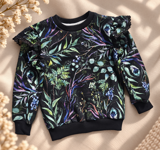 Bluza dziewczęca „Leśny Ogród” Little Atelier Premium