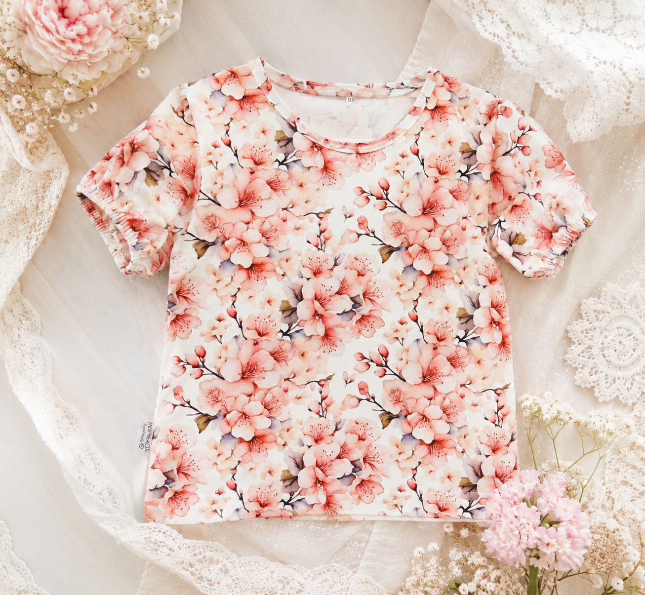 Bluzka dziecięca Kwiat Wiśni – odzież dziecięca premium Little Atelier