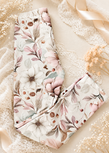 Komplet dziecięcy z kapturem „Vintage Blossom”