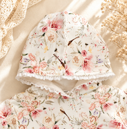 Bluza dziecięca z kapturem „Rose Garden”