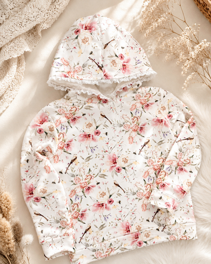 Bluza dziecięca z kapturem „Rose Garden”