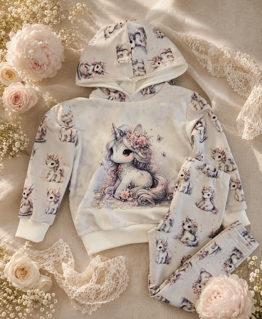 Bluza dziecięca z kapturem Unicorn – Little Atelier Premium