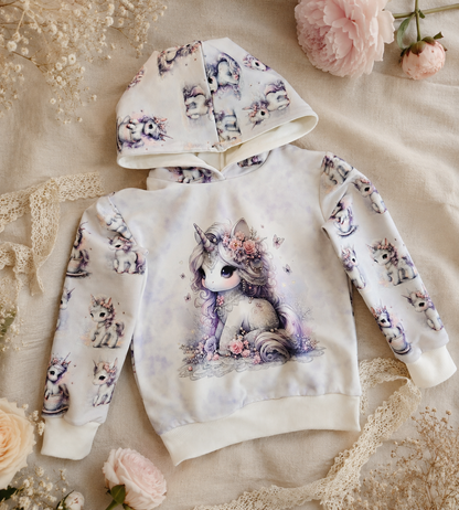 Bluza dziecięca z kapturem Unicorn – Little Atelier Premium