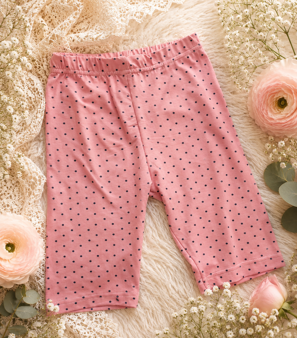 Kolarki dziecięce Pink Mini Dots Premium