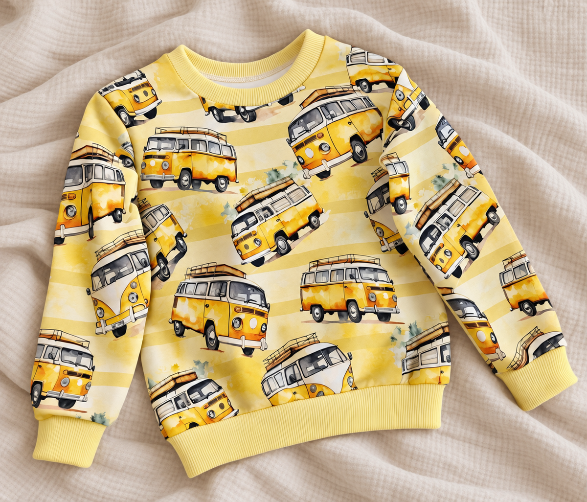 Bluza „Żółte Kampery” – Little Atelier
