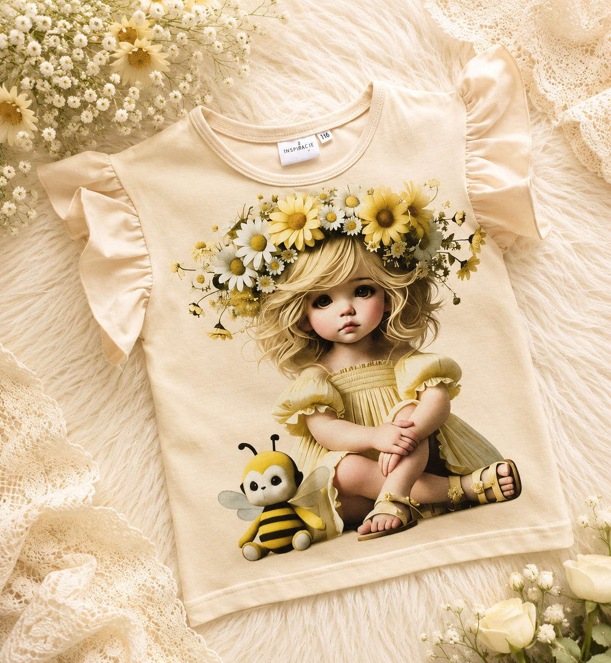 Bluzeczka dziewczęca „Sunny Daisy”