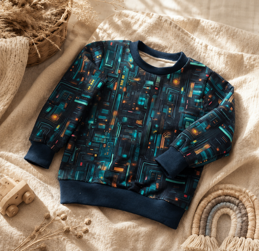 Bluza dziecięca „Cyber City” | Little Atelier