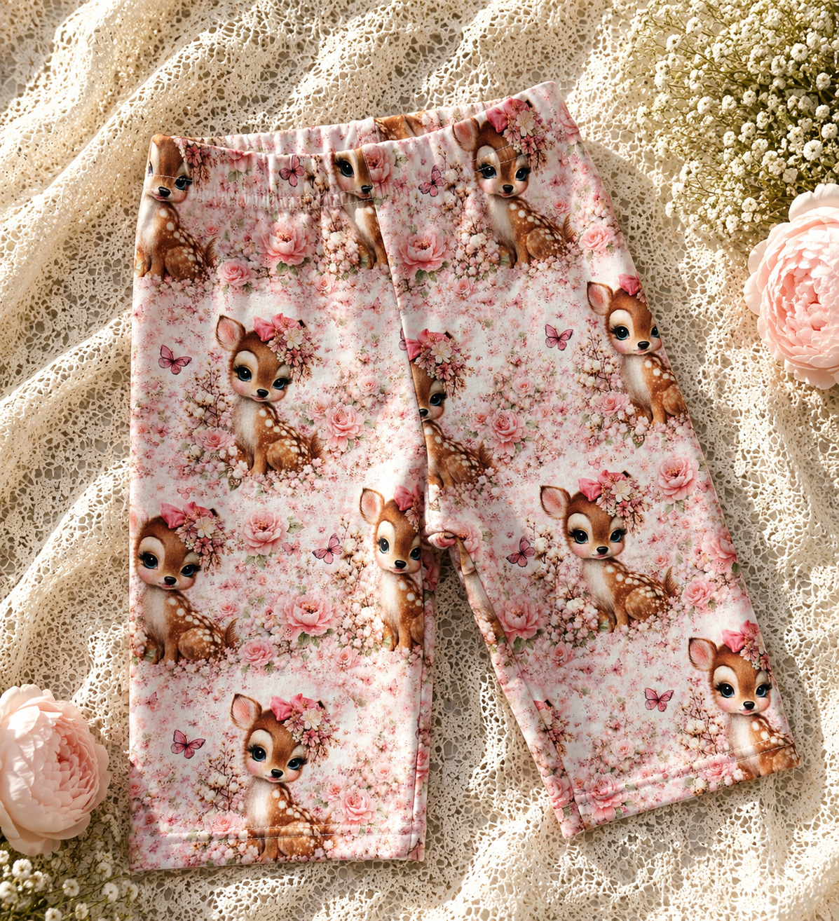 Komplet dziecięcy „Sarenka” – bluzka z falbankami i legginsy | Odzież dziecięca premium Little Atelier ZZ