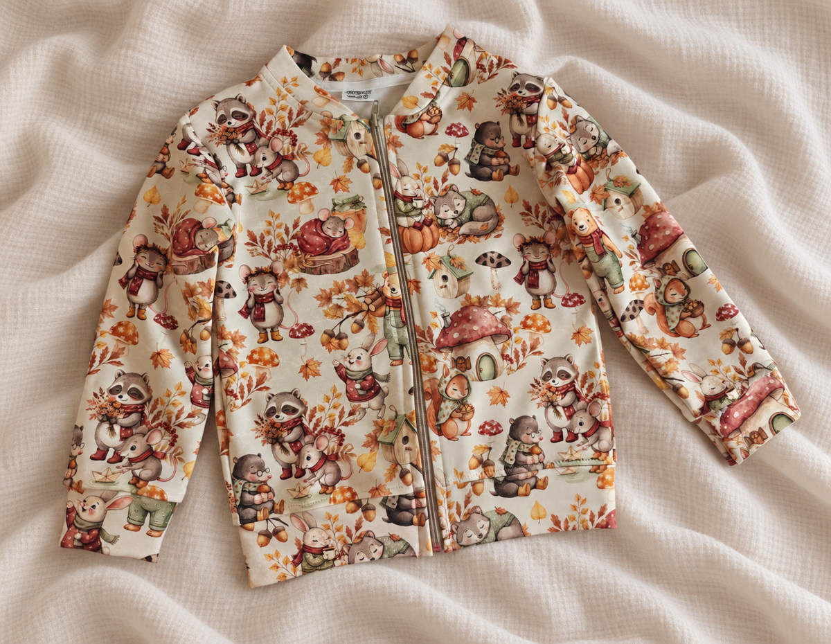 Bluza dziecięca w jesiennym lesie – Little Atelier Premium