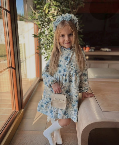 Sukienka Błękitny Ogród Little Atelier Premium