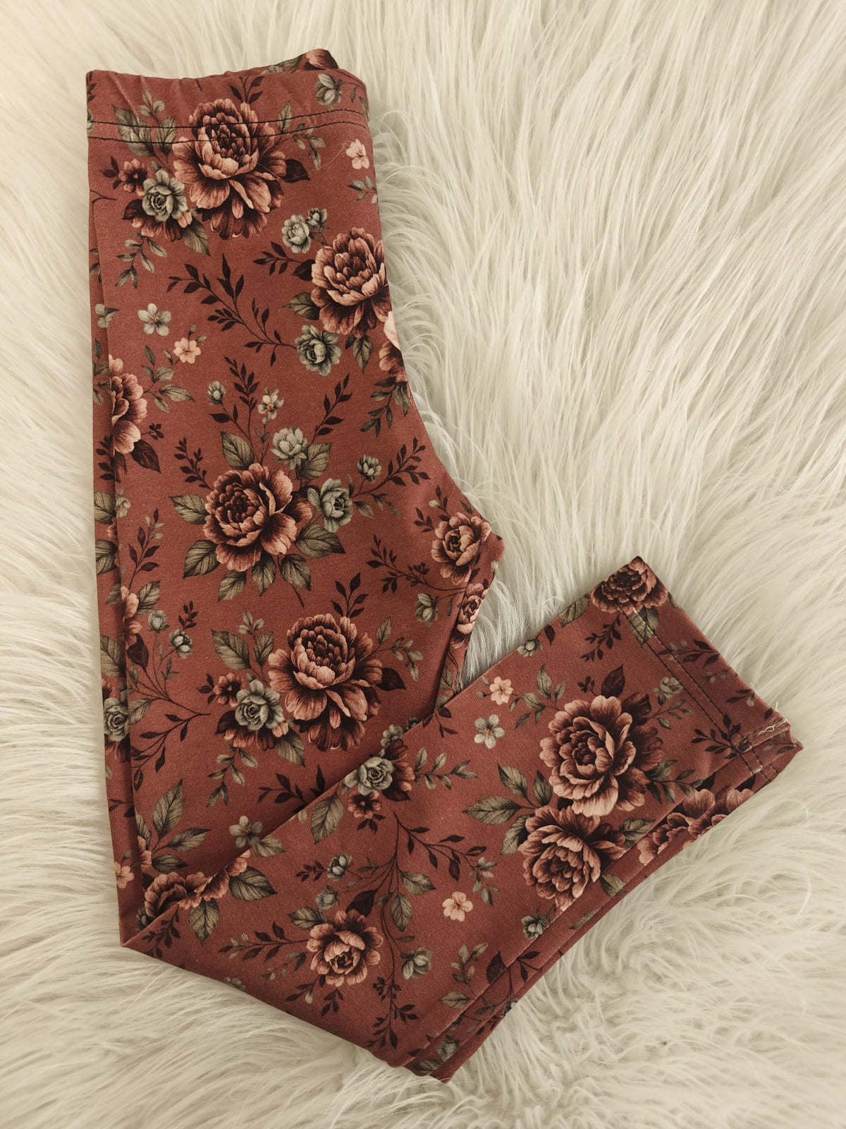 Legginsy dziewczęce w kwiaty – Little Atelier Premium